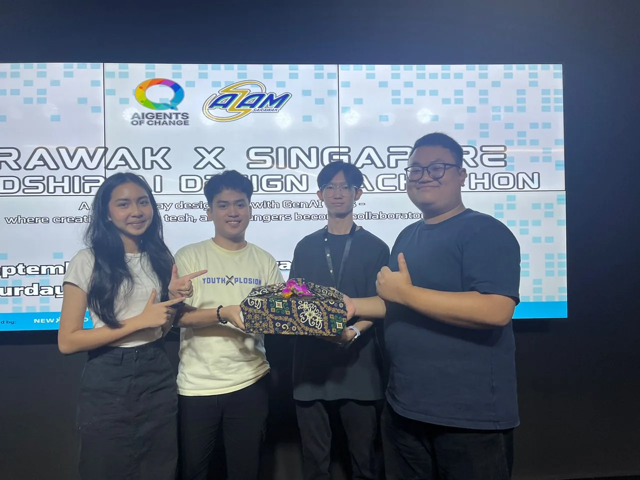 Sarawak x Singapore AI Design Hackathon — the hot seat